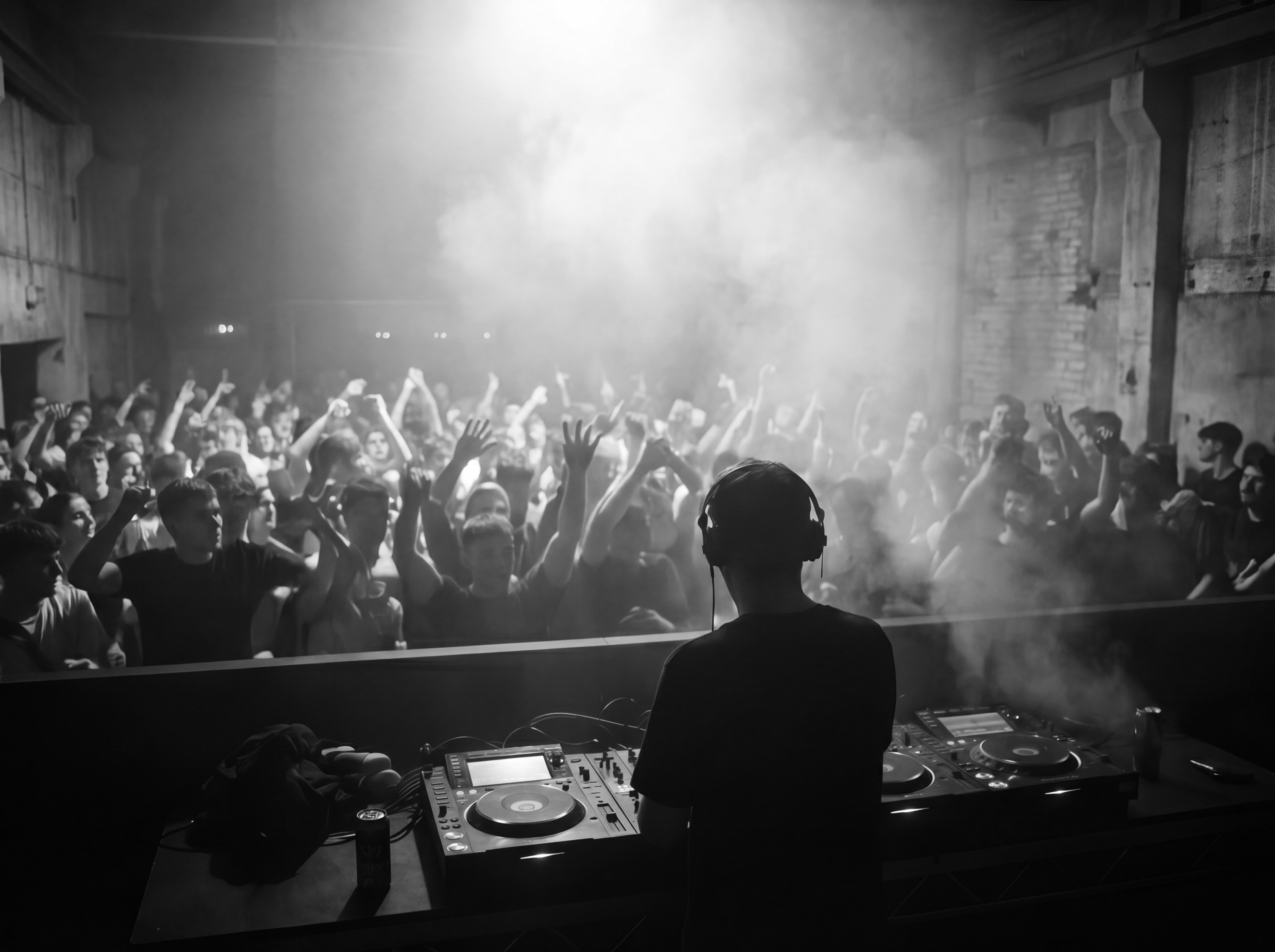 DJ performing live
